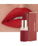 Matte Red Lipstick - Long Lasting, Waterproof, and Hydrating | High Pigmented Smooth Velvet Texture Lipstick for Women | Makeup Gift - 04 Scarlet - Buy Online on GoSupps.com