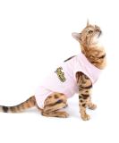 Selmai Medical Pet Shirt - Soft Cotton After Op Clothing for Dogs & Cats | Wound Protection & Nursing Pink M Rosa - Buy Online on GoSupps.com