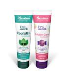 Himalaya Botanique Kids Toothpaste | Mint & Bubblegum | Fluoride-Free Vegan Gluten-Free | Reduces Plaque & Strengthens Teeth | 80g Pack of 2 - Buy Online on GoSupps.com