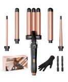 Buy Bestope 5 in 1 Mix Curling Iron Set - Adjustable Temperature 5 Barrels for Large Curls PTC Quick Heat - Perfect for International Shipping - Buy Online on GoSupps.com