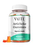 VAITE Artichoke Gummies - 1600mg Cynara Leaf Extract for Digestive Health & Antioxidant Support - Gluten-Free & Vegan - 60 Chews for Daily Cleanse & Skin Care - Buy Online on GoSupps.com