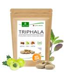 MoriVeda Triphala Tablets - High Dose 1000mg Vegan Ayurveda | Amla Haritaki & Bibhitaki - 120 Tablets for Optimal Digestion - Buy Online on GoSupps.com