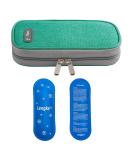 Insulin Cooler Case Diabetic Travel Bag | Green Insulated Cooling Bag with Ice Packs for Insulin Pen and Supplies - Buy Online on GoSupps.com