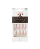 KISS Classy French Nail Manicure Kit with Gel Finish  Long  Coffin Shaped  Includes Mini Nail File  Manicure Stick  28 Fake Nails & Pink Glue (Net Wt. 2 g)  Be-You-Tiful'  28 Count Be-you-tiful 28 Count (Pack of 1) - Buy Online on GoSupps.com
