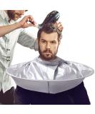 Voarge Hairdressing Cape & Gown - Breathable Haircut Cloth for Adults & Children | Gray Silver - Buy Online on GoSupps.com