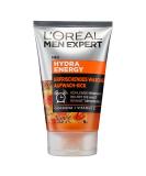L'Or al Men Expert facial cleaning for men refreshing and nourishing cleaning gel with wake-up kick for men Hydra Energy 1 x 100 ml - Buy Online on GoSupps.com