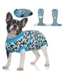 Kuoser Dog Body Suit for Post-Op Care | Breathable & Anti-Lick for Male & Female Dogs | Light Blue E-Collar Alternative - Buy Online on GoSupps.com