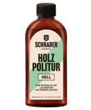 Schrader Wood Polish Light - Premium Furniture Polish for Varnished Wood - 250ml - Made in Germany - Freshen Your Furniture Today! - Buy Online on GoSupps.com