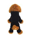 Lifewheel Dog Coat & Cat Sweater - Warm Winter Hoodie for Small Dogs - Stylish Pet Clothing (Black Size S) - Buy Online on GoSupps.com