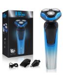 Buy Electric Razor for Men - Rechargeable Waterproof Shaver & Nose Hair Trimmer | Fast Charging Wet & Dry Shaving (Blue - Buy Online on GoSupps.com