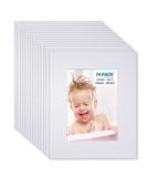Egofine 8x10 White Picture Mats Pack of 14, Frame Mattes for 5x7 Pictures, Acid Free, 1.2mm Thickness, with Core Bevel Cut 8x10 for Photos 5x7 - Buy Online on GoSupps.com