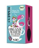 Cupper Organic White Tea with Raspberry 20 Bags | Premium Quality Naturally Delicious 34g - Buy Online on GoSupps.com