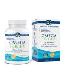 Nordic Naturals Omega Focus - 1280 mg, 60 Soft Gels - Optimal Brain Health Supplement - Buy Online on GoSupps.com