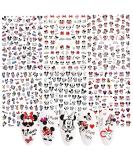 Cute Cartoon Nail Art Stickers - 3D Self Adhesive Decals for DIY Nail Designs - 6 PCS - Buy Online on GoSupps.com