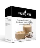 ProtiWise Caramel Caffe Latte Meal Replacement Shake - High Protein 15g Gluten Free 100 Calories Low Sugar Low Carb KETO Friendly (7 Boxes) - Ideal for Weight Loss - Buy Online on GoSupps.com