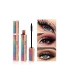 4D Silk Fiber Mascara Black Liquid Lash Extensions - Volumizing, Lasts 24 Hours, No Clump, Smudge Proof, Lengthening, Thickening, Tinted, Washable Formula - Soft Black 01, 1PC - Buy Online on GoSupps.com