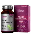 GH Resveratrol Supplement | 90 High Strength Capsules - 100mg Trans Resveratrol | Japanese Knotweed Antioxidant | Non-GMO, Allergen Free | Made in UK - Buy Online on GoSupps.com