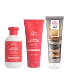 Wella Professional Color Fresh Mask Temporary Color Refresh Treatment Semi-Permanent Hair Dye Hair Gloss Treatment for Copper Hair Golden Gloss Hair Dye & Invigo Color Brilliance Colour Protection Shampoo & Conditioner - Buy Online on GoSupps.com