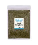 Organic Mung Beans 1kg | Certified Organic by Fenbrook Organic - Buy Online on GoSupps.com