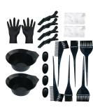 20Pcs Tools for Hair Colouring Kit Hair Dying Tools Kit DIY Beauty Salon Hair Bleaching Tools Kit Hair Dye Bowl and Brush Kit including Mixing Bowl Ear Cover Hair Shawl Gloves Hair Clips - Buy Online on GoSupps.com