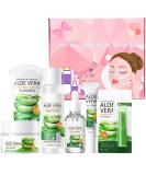 Skincare Gift Set for Women - Hydrating Aloe Vera Face Care Kit - Pamper Gifts for Her (6PCS) - Buy Online on GoSupps.com