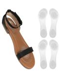 2 Pairs Gel High Heel Inserts for Women - Adhesive Cushioning Insoles for Sandals & Dress Shoes - 3/4 Length Invisible Non-Slip Insoles (Size 5-7.5 - Buy Online on GoSupps.com