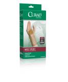 Medline ORT19100LM Elastic Wrist Splint for Left Hand - Medium Size | Comfortable Support for Injury Recovery - Buy Online on GoSupps.com