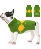 Shop Cozy Pet Soft Winter Sweater for Medium Dogs | Warm Knitted Dog Vests & Coats in XL Green - Buy Online on GoSupps.com