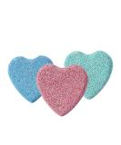 Natural Lava Pumice Stone Foot File Set - 3 Heart Shape Foot Care Tools for Smooth Feet | International Shipping Available - Buy Online on GoSupps.com