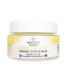 Organic Lemon & Olive Cuticle Balm (1 Fl. Oz) by Makes 3 Organics - Buy Online on GoSupps.com