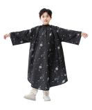 PERFEHAIR Kids Hair Cutting Cape with Sleeves | Professional Salon & Home Use | Black Space Print for Boys & Girls - Buy Online on GoSupps.com