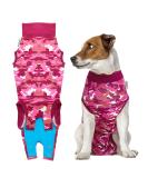Suitical Recovery Suit Dog Small Plus Pink Camouflage - Comfortable Post-Op Care for Pets - Buy Online on GoSupps.com