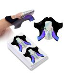 100pcs Round Hard Short Nail Art Forms Sticker | Extension Guide Self-adhesive Tips for Acrylic UV Gel Nails | HJ-NTF050 - Buy Online on GoSupps.com