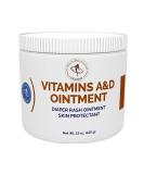 Vitamin A & D Ointment 15 Oz - Effective Skin Protectant for Diaper Rash Cuts Burns & Wounds | Fast International Shipping - Buy Online on GoSupps.com