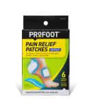 PROFOOT Pain Relief Patches for Foot & Heel Pain Cooling Camphor & Menthol Up to 8 Hours Relief from Sprains Strains & Bruises 2 Shapes Designed to Fit Feet 6 Count - Buy Online on GoSupps.com