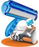 Fusselmonster Animal Hair Remover Lint Roller for Dogs & Cats | Reusable Pet Hair Cleaner for Sofa Carpet & Car - Blue - Buy Online on GoSupps.com