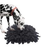 Ieuumler Sniffing Carpet Dog Smell Training Mat 45x45cm - Dark Gray | Effective Pet Training for Dogs & Cats - Buy Online on GoSupps.com