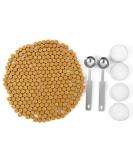 Gold Sealing Wax Beads  Yoption 300 Pieces Octagon Seal Wax Beads with 4 Candles and 2 Melting Spoons for Wax Seal Stamp (Gold) - Buy Online on GoSupps.com
