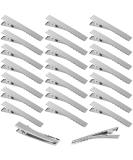 Ruisita 120x Alligator Hair Clips 2.2 Inch, Silver Metal Single Prong for Hair Accessories - Pack of 120 - Buy Online on GoSupps.com