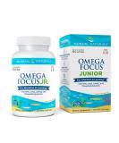 Nordic Naturals Omega Focus Junior - Omega-3 Soft Gels for Ages 6-18 - 120 Mini Gels - Buy Online on GoSupps.com