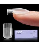 Tipex Nail Tips - Instant Apex Full Cover Gel Nail Tips | Strong Clear Press-On Nails | Short Square Acrylic False Nails (15 Sizes - Buy Online on GoSupps.com