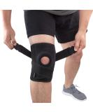 Buy Non-Slip Open-Patella Knee Brace with Adjustable Strap & Side Stabilizers - Best Support for Joint Pain Relief Meniscus Tear & Arthritis Recovery - Black - Ship Internationally - Buy Online on GoSupps.com