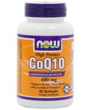CoQ10 400 mg with Lecithin & Vitamin E - 60 Softgels | High-Quality Antioxidant Supplement for Heart Health & Energy | International Shipping Available - Buy Online on GoSupps.com