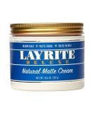 Layrite Natural Matte Cream 10.5 Oz - Styling Perfection for Men's Hair - Buy Online on GoSupps.com