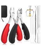 6-Piece Professional Foot Nail Pliers Set | Super-Sharp Stainless Steel Toenail Scissors for Thick & Ingrown Nails | Pedicure Tools for Seniors | Fight Nail Fungus & Paronychia - Buy Online on GoSupps.com