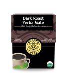 Buddha Teas Organic Dark Roast Yerba Mate - Caffeine-Free, OU Kosher, 18 Bleach-Free Bags - Buy Online on GoSupps.com