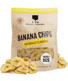 Sweet and Crispy Dehydrated Banana Chips - 16 oz Bag of Healthy Dried Slices for Adults & Kids - 100% Pure Fruit Snacks - Buy Online on GoSupps.com