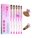 SAVILAND 5pcs Acrylic Nail Brush Set | Professional Acrylic Nail Brushes for Extensions Carving & DIY | Size 4/8/10/14/16 - Perfect for Nail Salons & Home Use - Buy Online on GoSupps.com