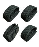 ZGJINLONG Duty Belt Keeper Stays Holders - Black Nylon, Double Snaps, 2 Wide, 4 Pcs - Security Belt Fixing Accessories - Buy Online on GoSupps.com