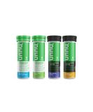 Nuun Vitamins Electrolyte Drink Tablets - Mixed Flavor Pack (48 Servings) - 2 Caffeinated Flavors - 12 Count x 4 Pack - Half Caf Option - Buy Online on GoSupps.com